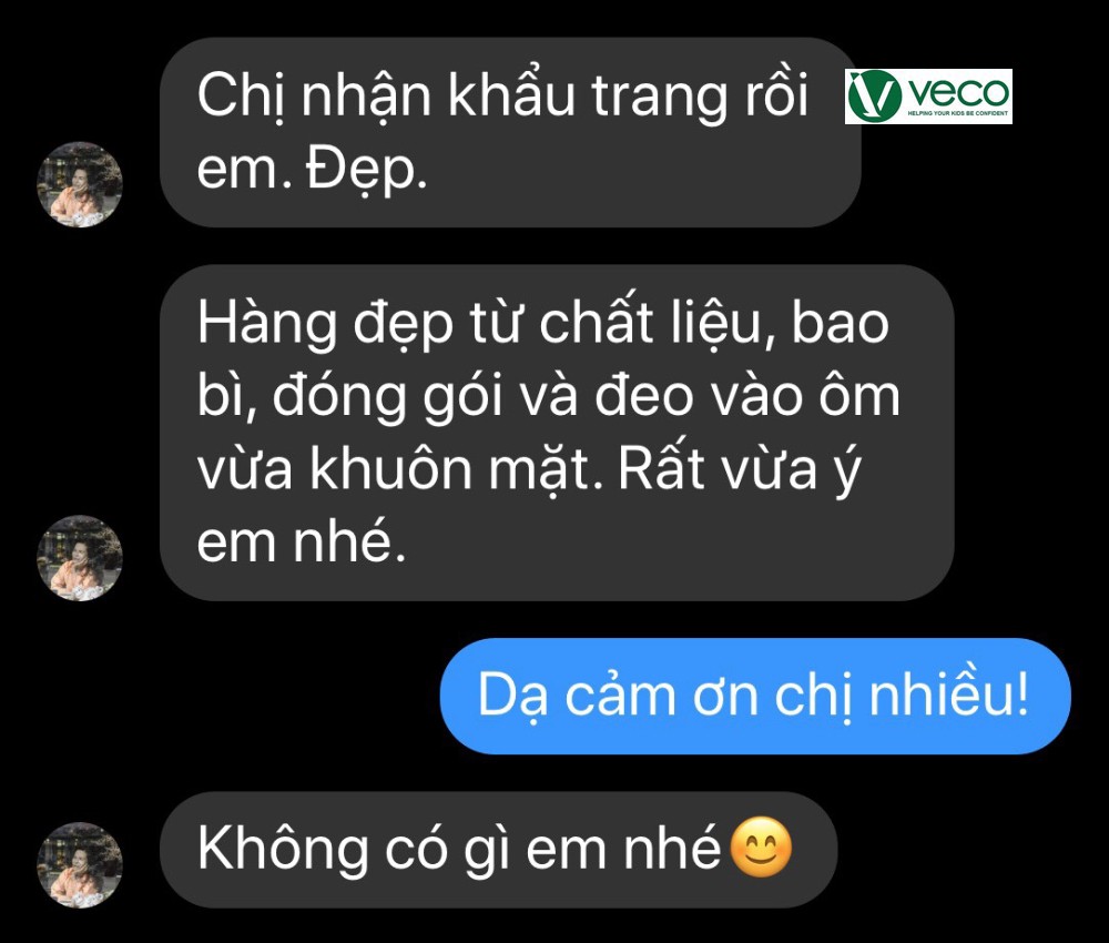 Khẩu trang vải kháng khuẩn giá si VECO
